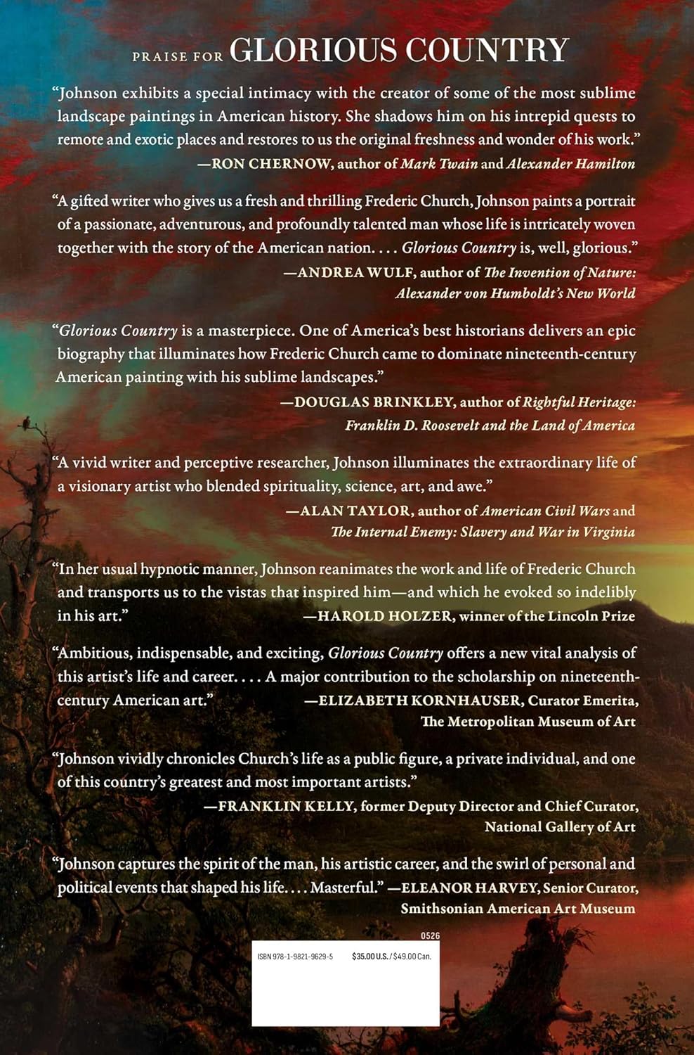 Glorious Country: How the Artist Frederic Church Brought the World to America and America to the World