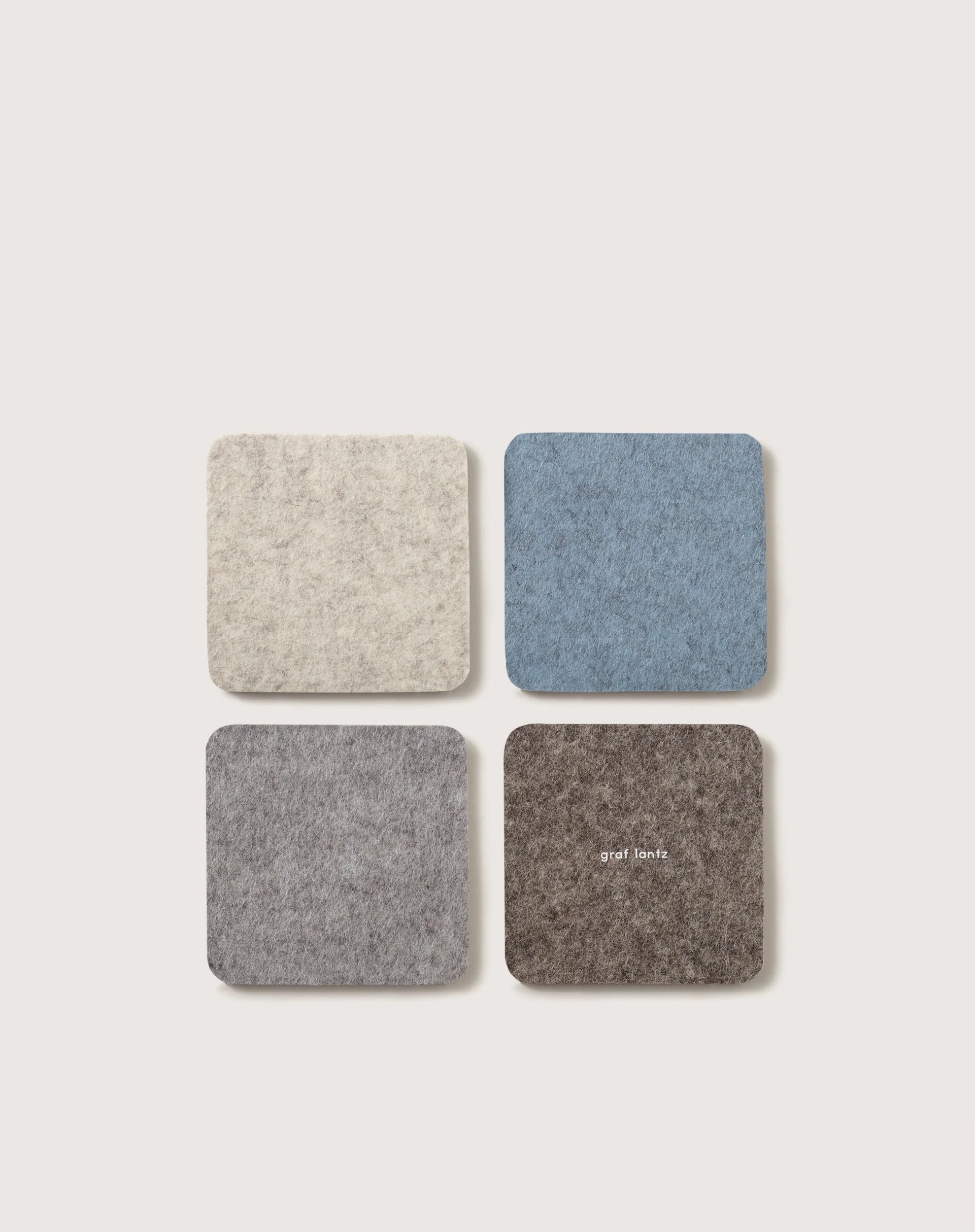 Bierfllzl Merino Wool Felt Coaster 4-pack