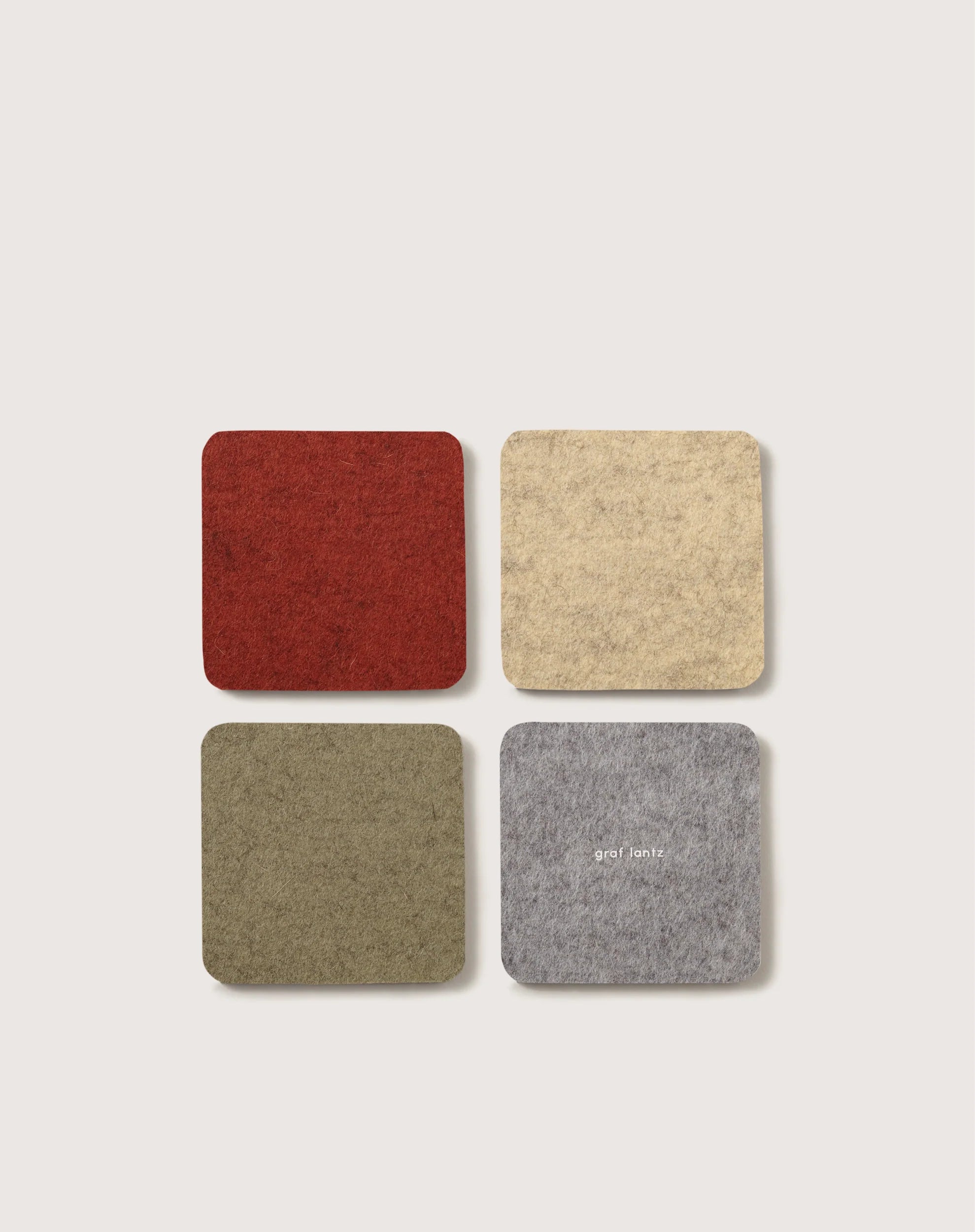 Bierfllzl Merino Wool Felt Coaster 4-pack