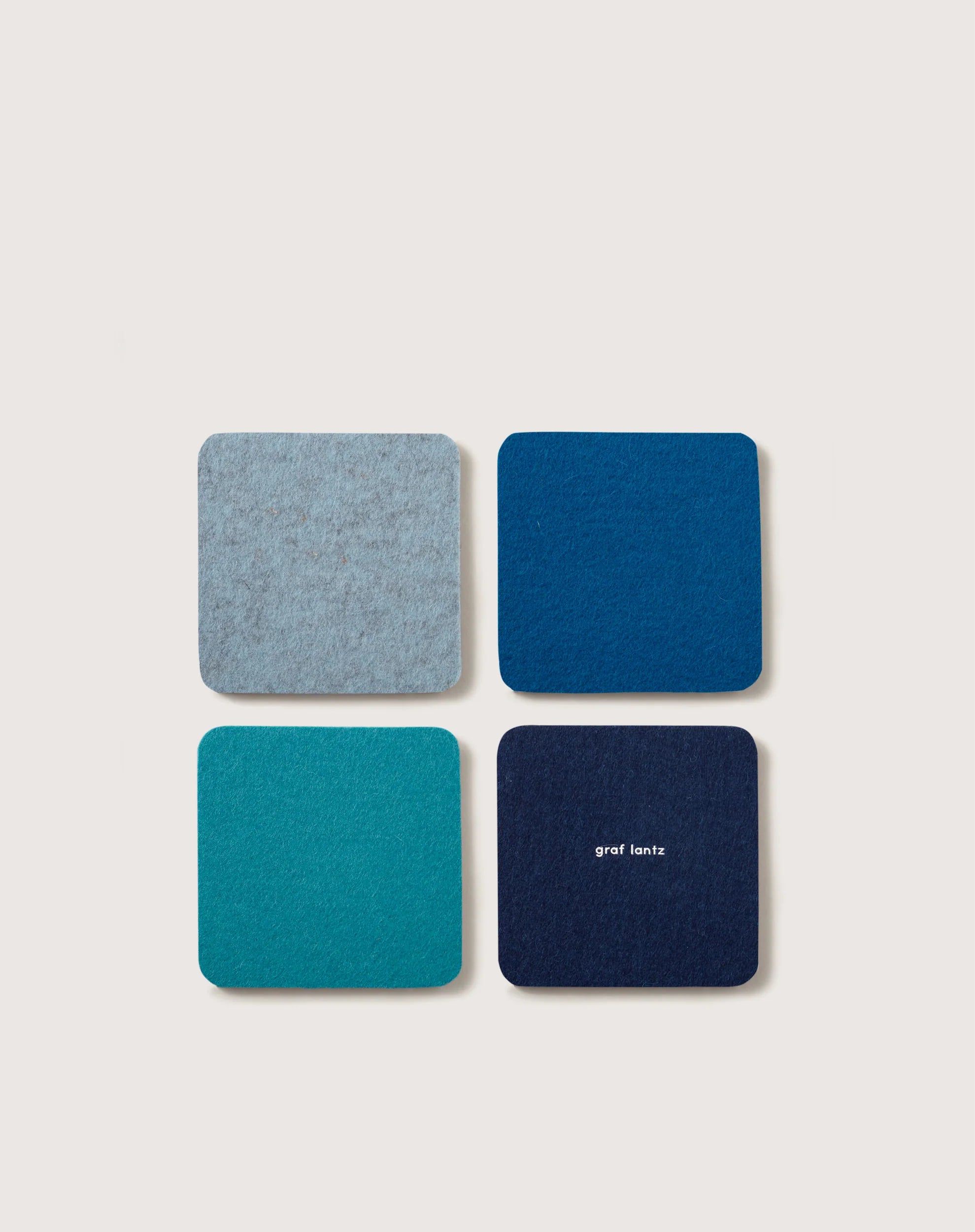 Bierfllzl Merino Wool Felt Coaster 4-pack