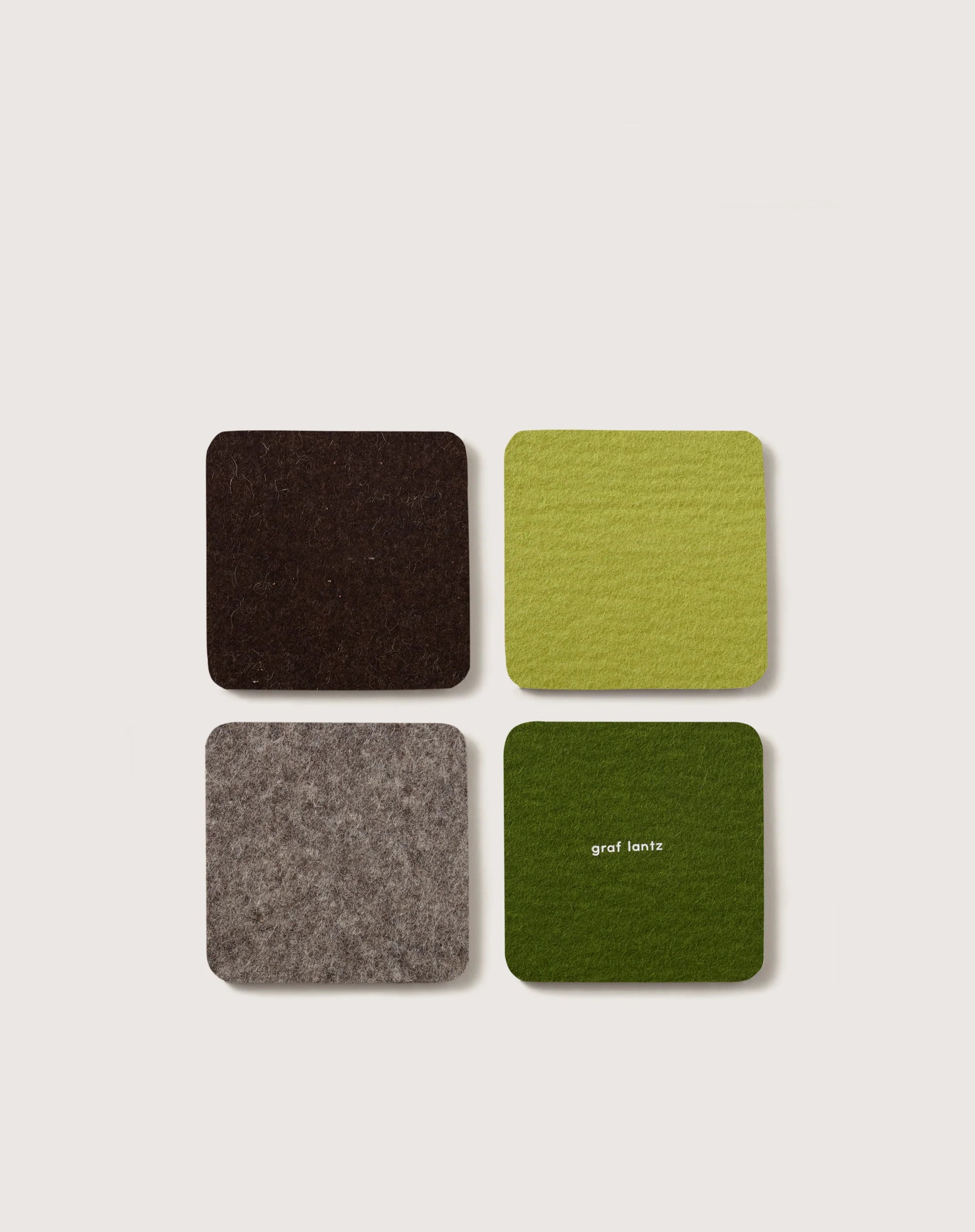 Bierfllzl Merino Wool Felt Coaster 4-pack
