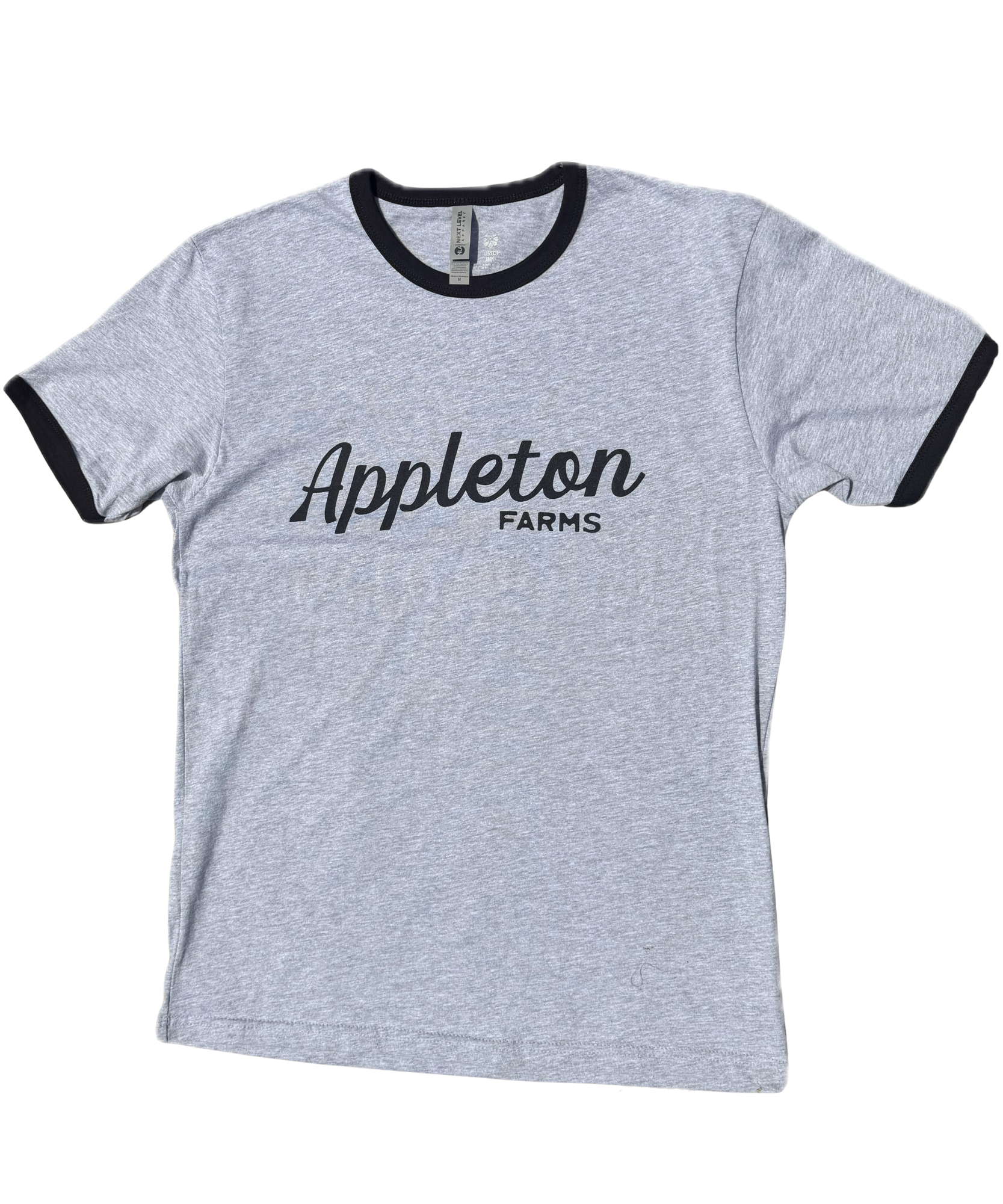 Appleton Farms - Heather Grey and Black - Classic Ringer T-Shirt