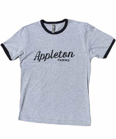 Appleton Farms - Heather Grey and Black - Classic Ringer T-Shirt