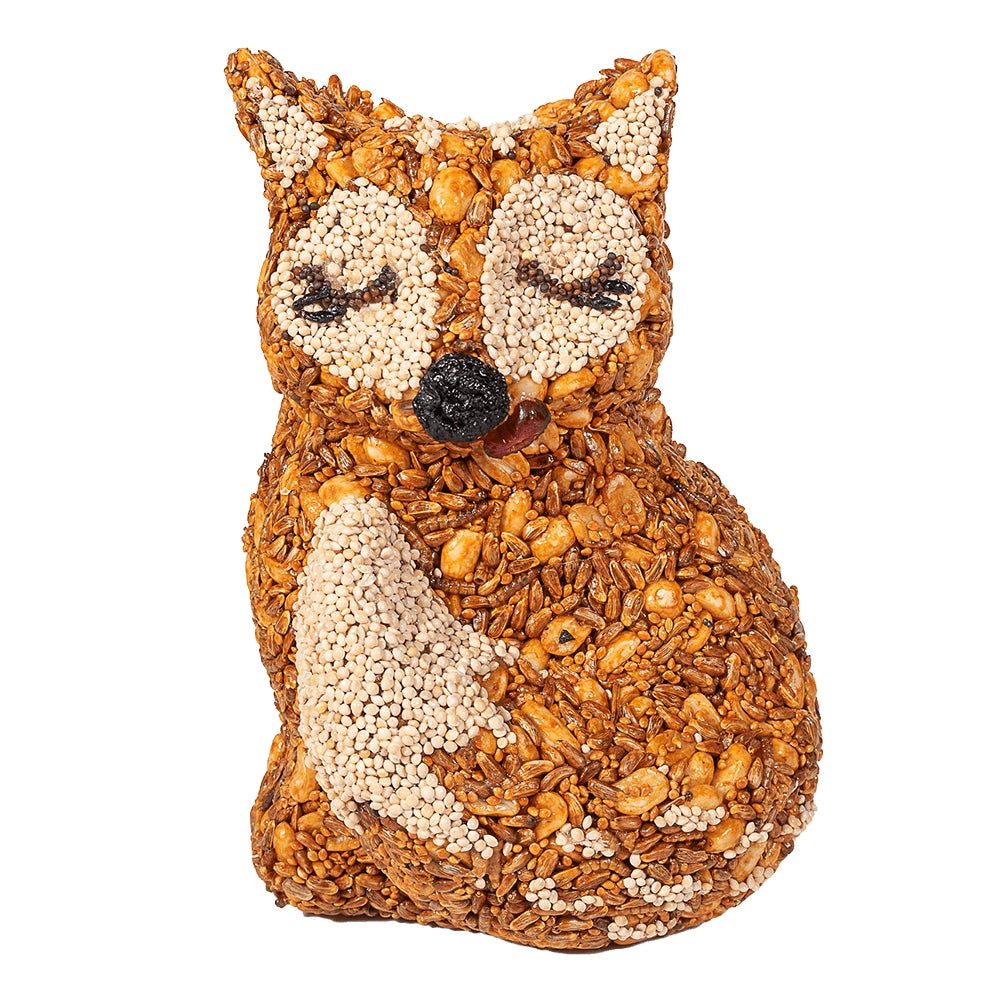 Flaming Hot Fox Birdseed Feast