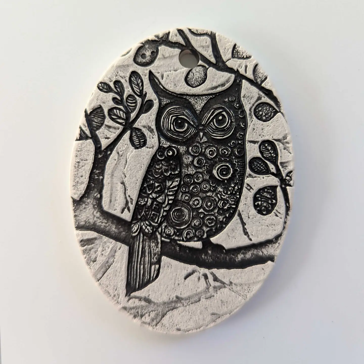 Pottery Ornament - Owl