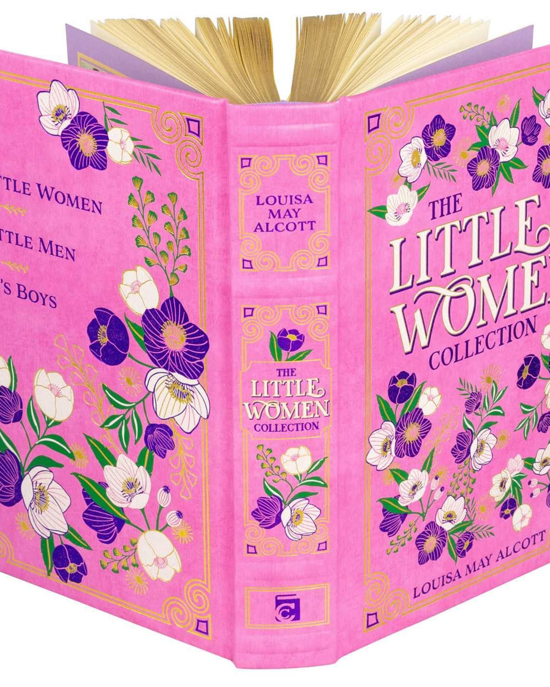 Little Women Collection - Pink Leather Bound
