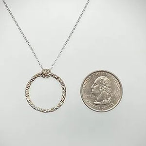 Circle Necklace - Sterling Silver