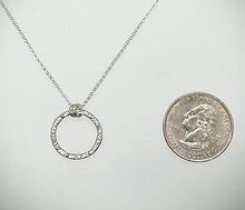 Load image into Gallery viewer, Circle Necklace - Sterling Silver
