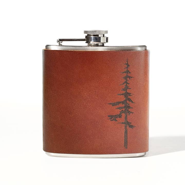 Park Series Leather Flask