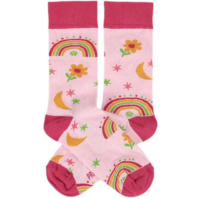 Pink Rainbow Socks