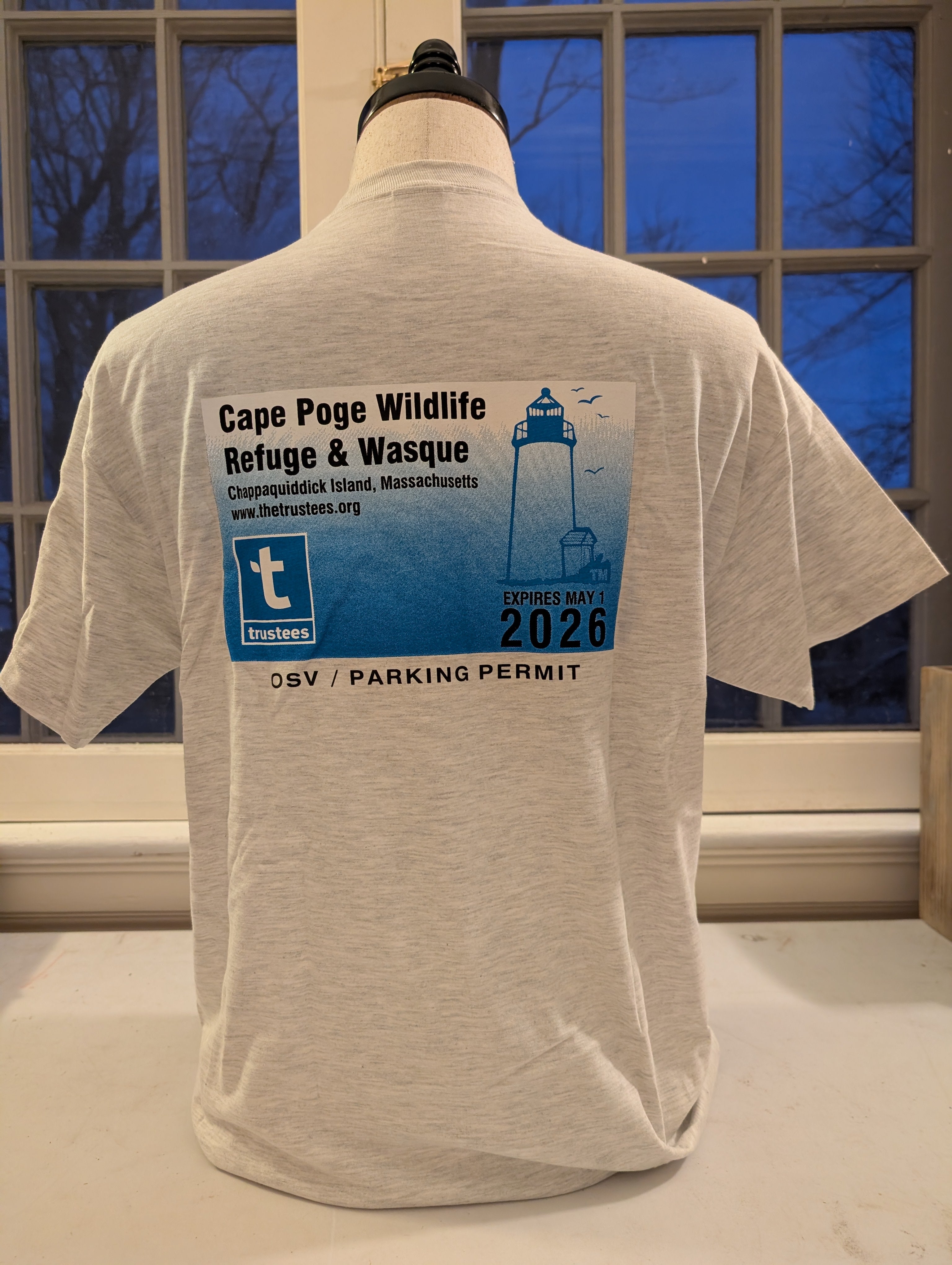 2026 Cape Poge Wildlife Rescue & Wasque Chappaquiddick Adult Short Sleeve Tee Shirt