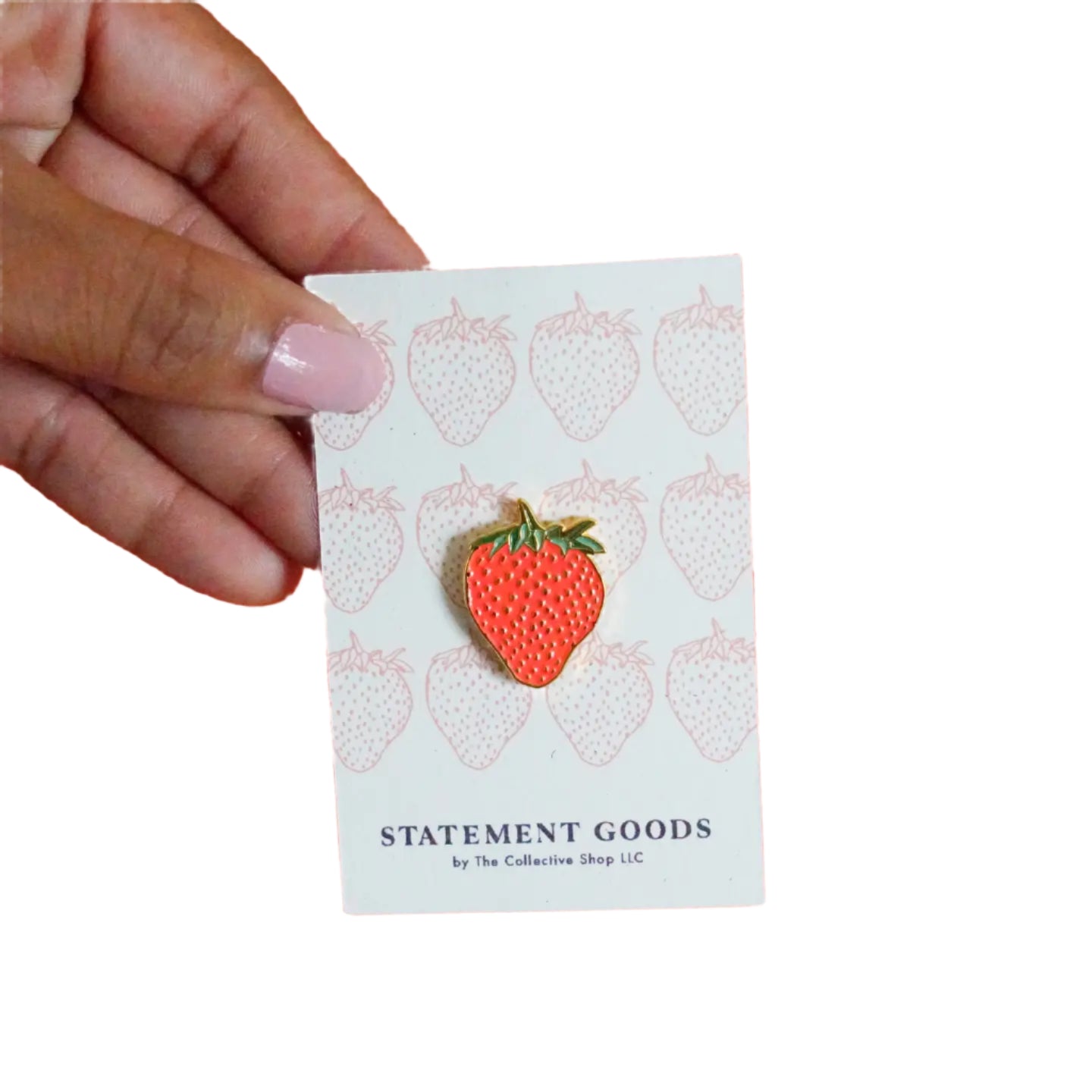 Strawberry Enamel Pin