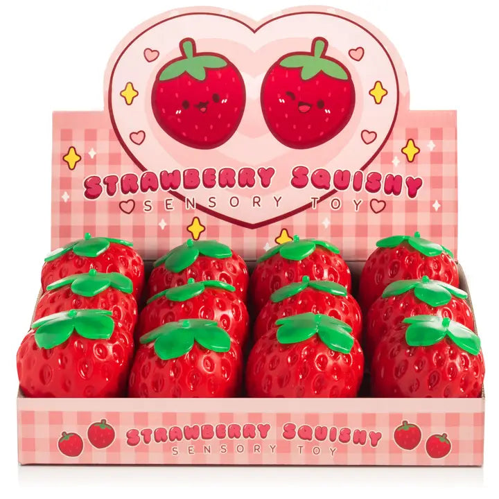 Strawberry Sensory Squishy Toy