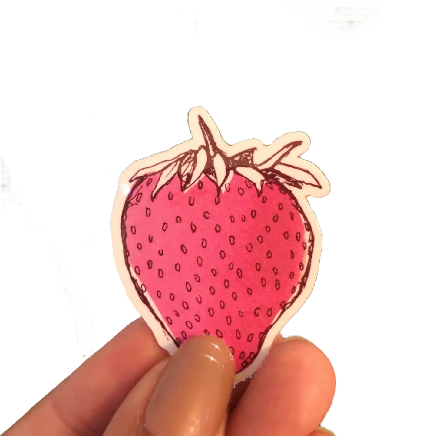 Strawberry Fruit Sticker