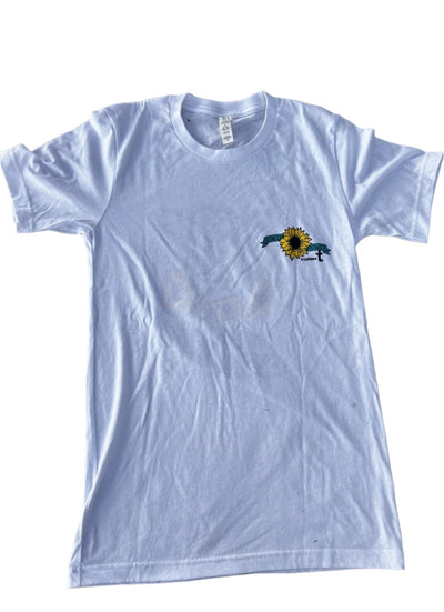 Adult Sunflower Cow T-Shirt - The Farm Institute