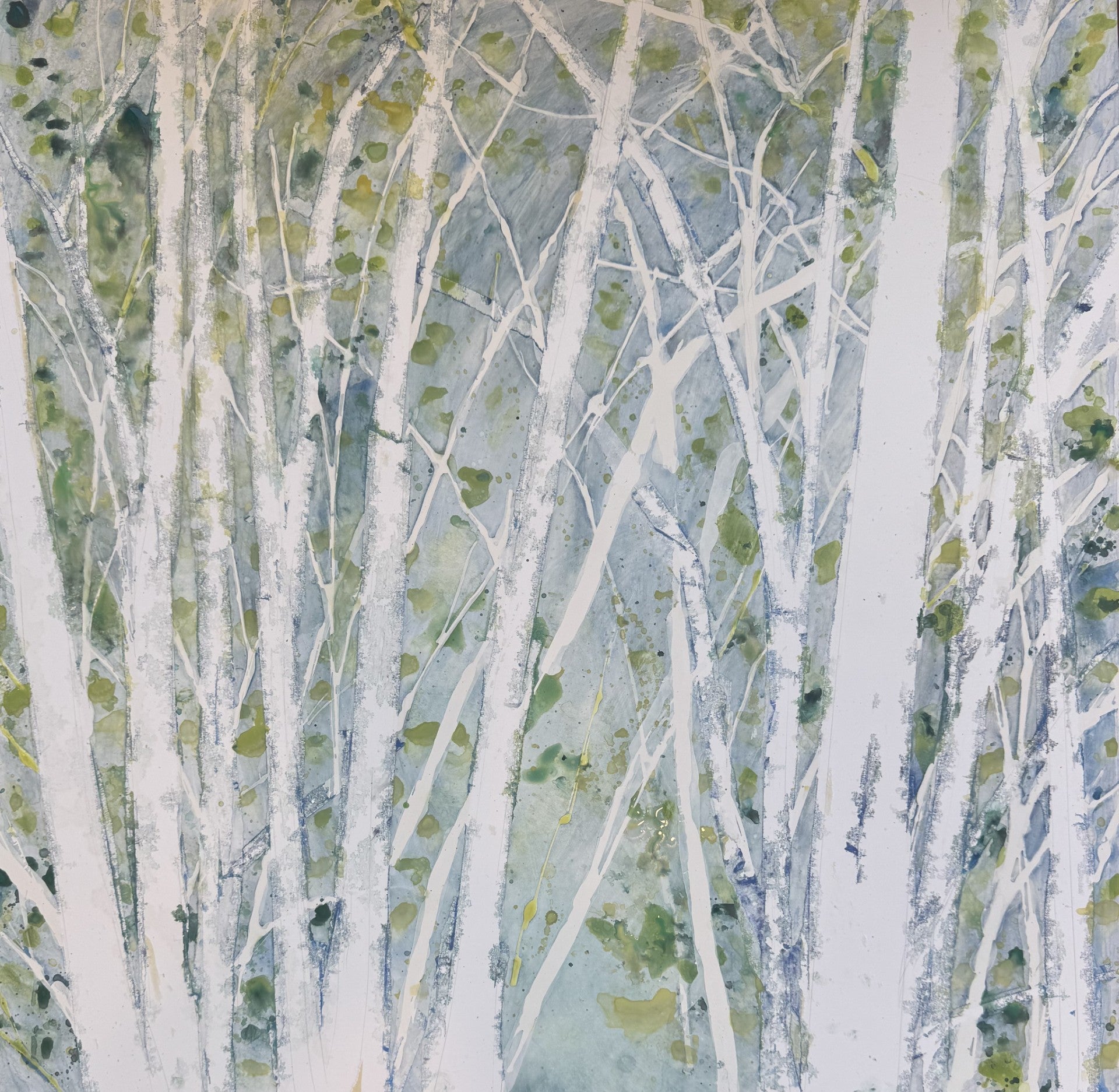 In the Park - 24" x 24" Canvas Print