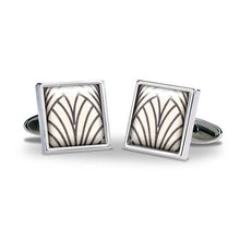 Load image into Gallery viewer, New York Deco Cuff Links
