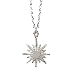 Castle Hill Star Necklace in Silver Plate