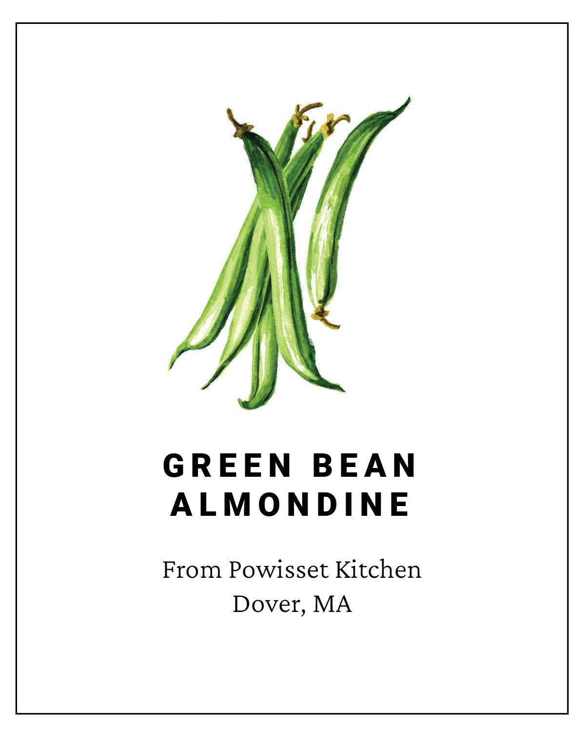 Powisset - Thanksgiving Green Bean Almondine