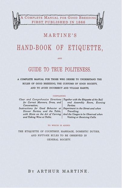 Martine's Handbook of Etiquette - CH