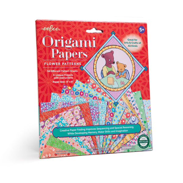 Flower Patterns Origami Papers CH