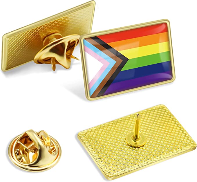 Progress Pride Flag Enamel Pin