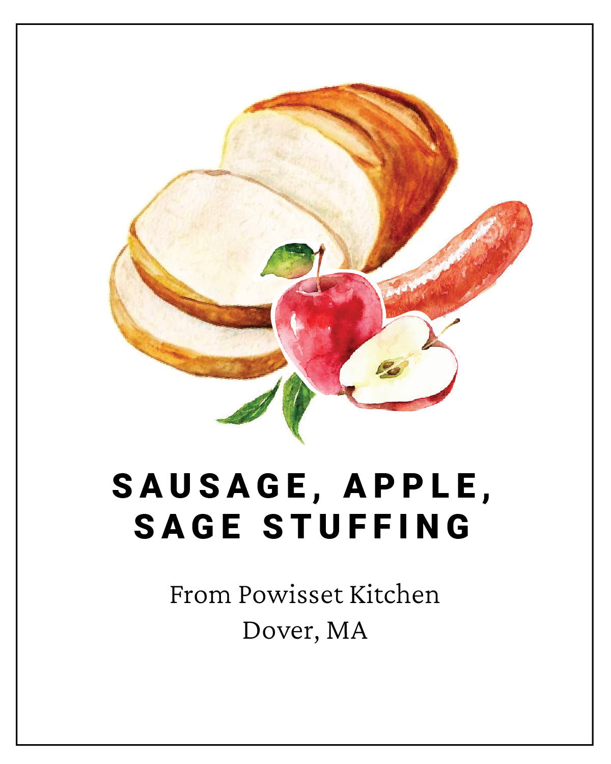 Powisset - Thanksgiving Sausage, Apple, Sage Stuffing