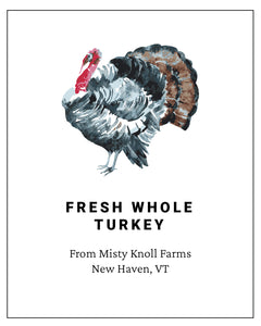 Powisset - Thanksgiving Whole Turkey Order for Pickup