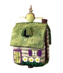 Felt Bird Houses