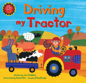 Driving My Tractor (Board Book w Audio)