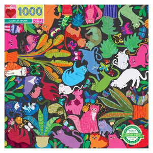 Cats at Work 1000pc Puzzle