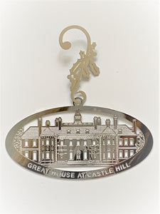 Great House at Castle Hill Ornament - Silver or Gold