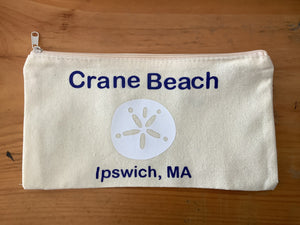 Crane Beach Sand Dollar Wristlet