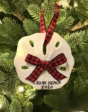 Load image into Gallery viewer, Crane Beach Sand Dollar Ornament (2021)
