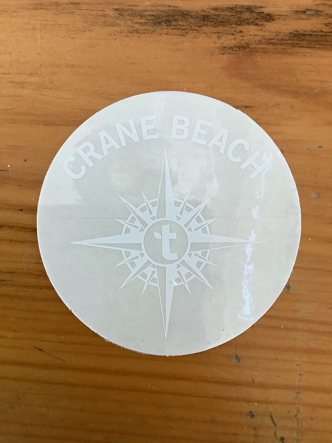 Crane Beach Car Decal