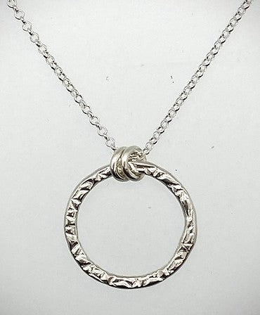 Circle Necklace - Sterling Silver