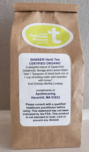 Load image into Gallery viewer, Fruitlands Organic Shaker Tea by Eldress Bertha Lindsay
