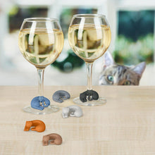 Load image into Gallery viewer, Wine Lives  Cat Drink Marker
